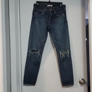 MOUSSY slim button fly 25 jeans